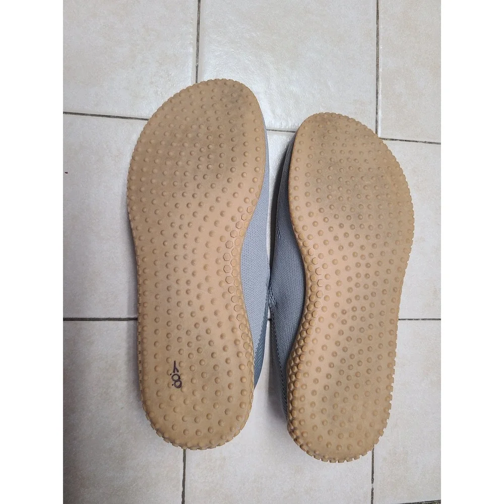 Kinis Nomad Barefoot Training Shoes Women Size S Grey Good Minimalist Knit Gum